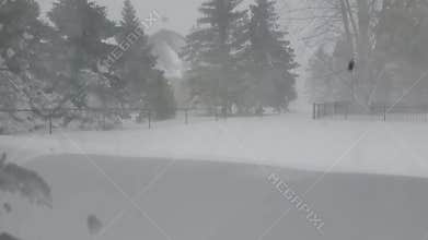 Cyclone Bomb in Buffalo NY