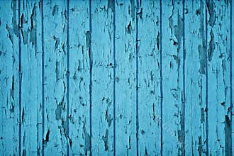 Vintage Style wood Teal Blue color