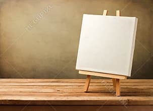 Background with blank canvas