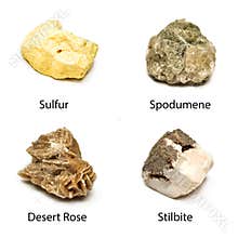 Raw minerals