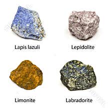 4 minerals stones