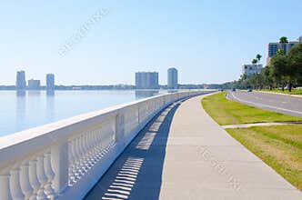 Worlds longest continuous sidewalk Bayshore Blvd.