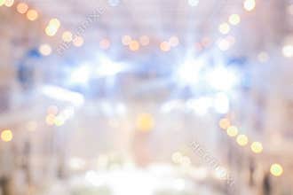 lights background: Blur of light bulb decoration ideas on wedding stage celebration lights show