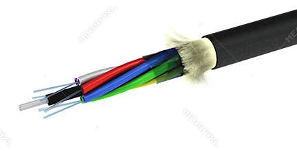 Stripped Optical Fiber Cable