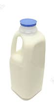 Milk Quart Blue Cap