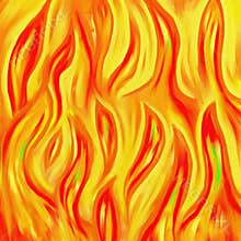 Abstract flames