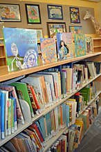Library books