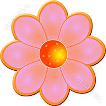 Bevelled Flower