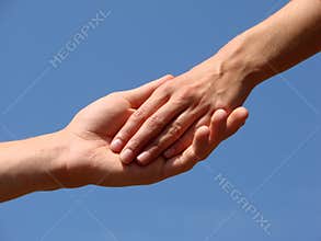 Hand in a hand
