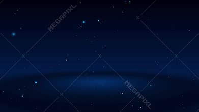 Happy Hanukkah Text Reveal With Blue Colorful Stars Magic Light Trails Star Of David Judaism Symbol On Blue Shiny Floored Space