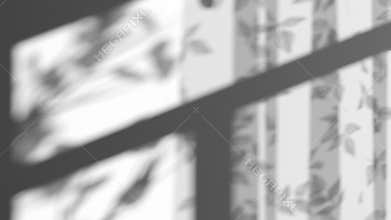 Shadow playing animation blend effect on curtain, looped switch