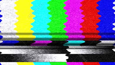 TV Color Bars Malfunction