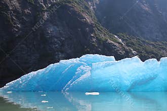 Iceberg in the Endicott Arm in the Boundary Ranges of Alaska, United States