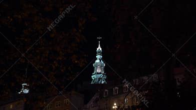 Parliament Hill, Quebec City by night