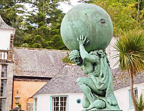 Statue of Hercules God in Portmeirion