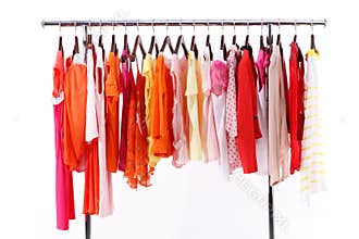 Colorful summer clothes