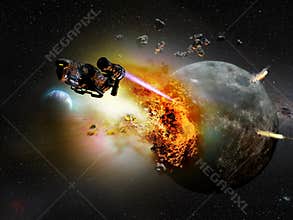 The day the Moon exploded
