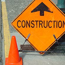 Construction Ahead Sign