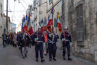 Verdun, France November 11, 2022. Commemoration of the victory and the armistice of the 1914-1918 war.