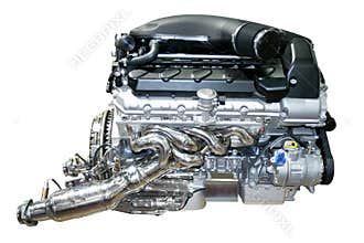 Car engine isolated
