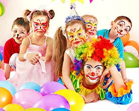 Child birthday party .
