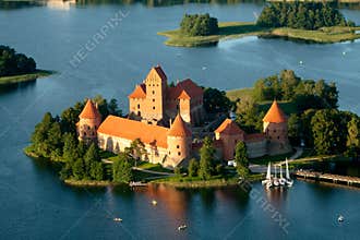 Trakai castle in Lithuania