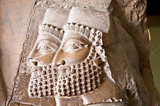 Ancient bas-reliefs of Persepolis, Iran