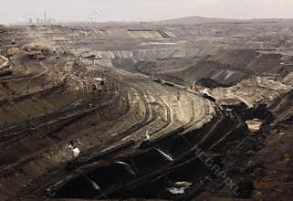 Opencast coal mine