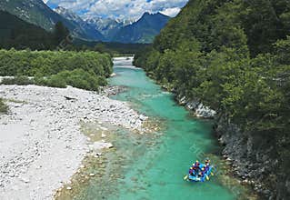 Rafting in Slovenia