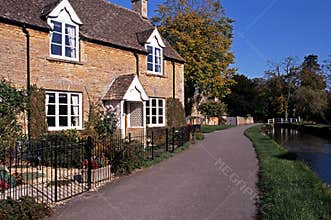 Cotswold Cottage, Lower Slaughter, England.