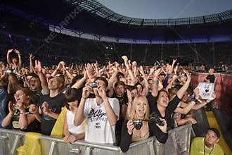 Fans at the concert
