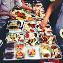 Catering food