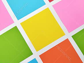 Abstrack colourful blank note paper pattern background