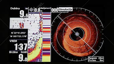 Marine GPS and sonar