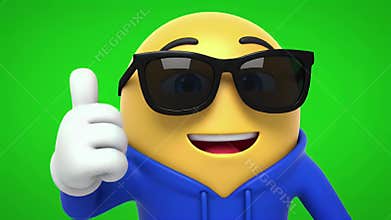 Cool Emoticon Thumbs Up
