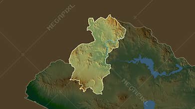 Santa Ana, El Salvador, extruded. Physical