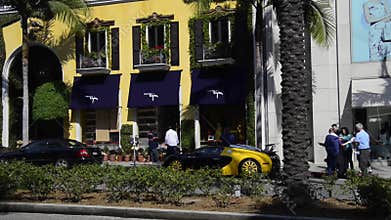 Panoramic of Rodeo Drive