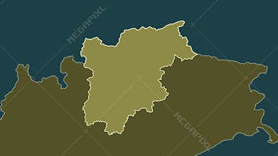 Trentino-Alto Adige, Italy, extruded. Pattern