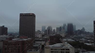 Kansas City Skyline in Fog