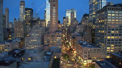 Night in Midtown Manhattan