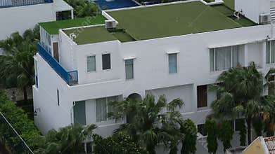 Vietnam Danang 05.12.2025 view from the window in the hotel on multi-storey buildings hotels private white buildings