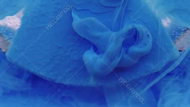 Fog fluid paint leak airy art liquid swirl crystal