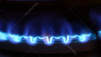 Gas flame video