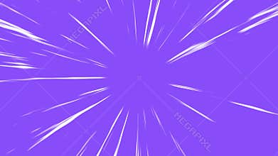 Purple Anime Speed Lines Background Animation for Action Scenes and Manga FX