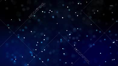 Abstract Particle Background with Light Leaks