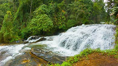 Big aterfall near the Chiang Mai city, Thailand