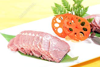 Chinese Food: Beef Salad with Lotus