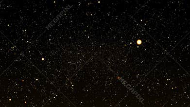 Abstract Gold Particles Background
