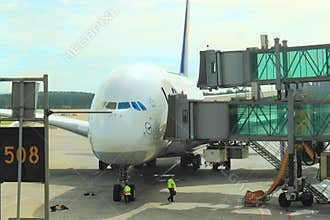 Docked Airplane