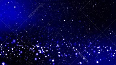 Abstract Particle Background with Light Leaks